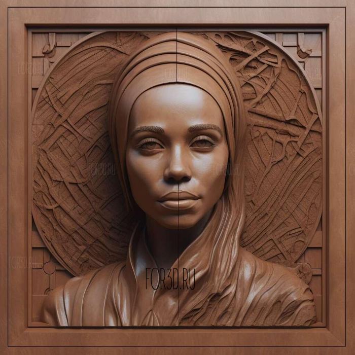 Meghan Markle 1 stl model for CNC